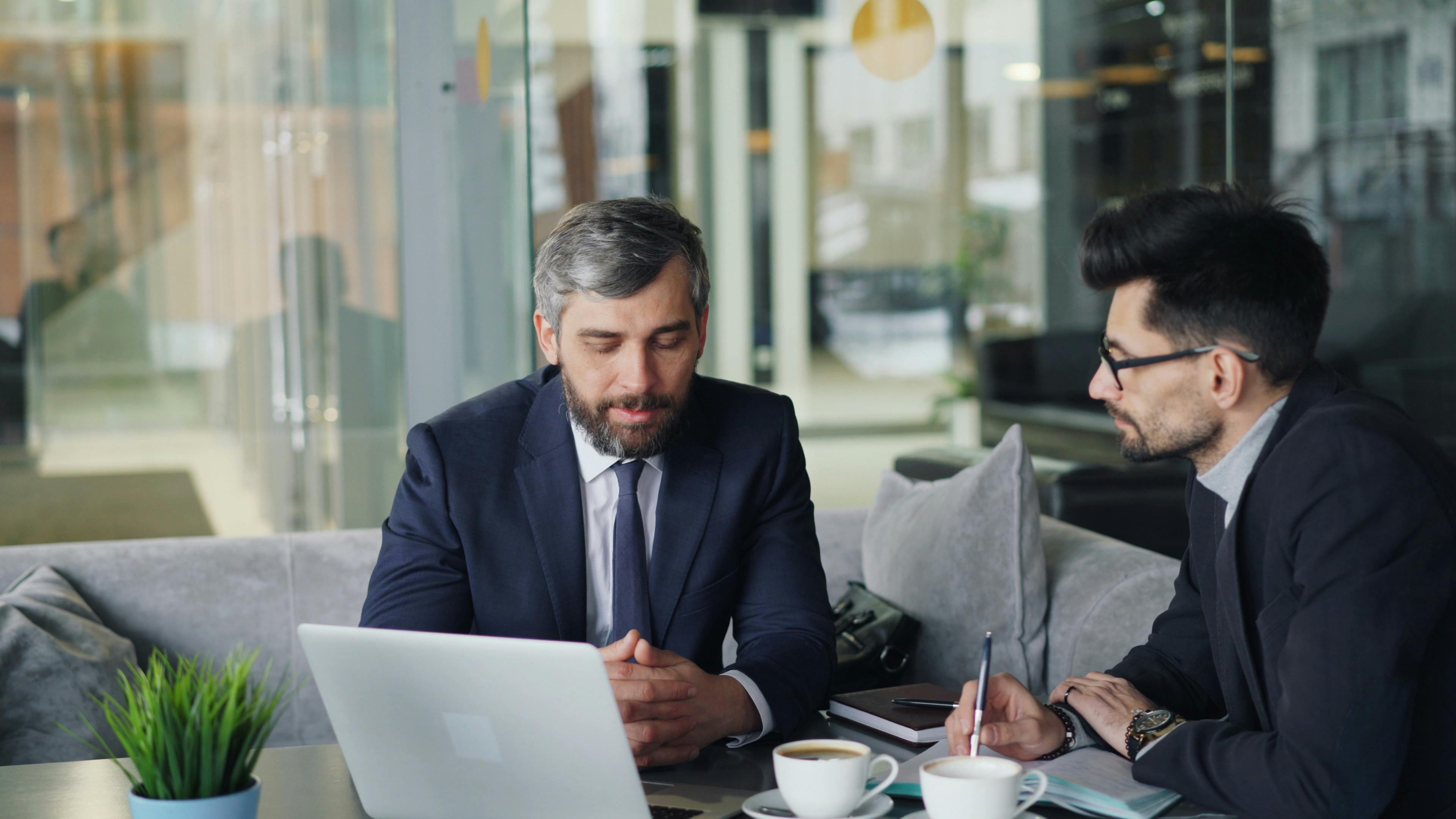 Two colleagues preparing together